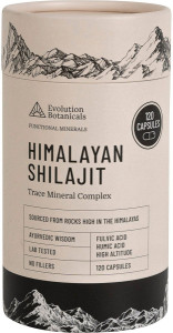 Evolution Botanicals Himalayan Shilajit Trace Mineral Complex 120 Caps