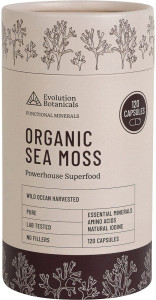 Evolution Botanicals Organic Sea Moss 120 Caps