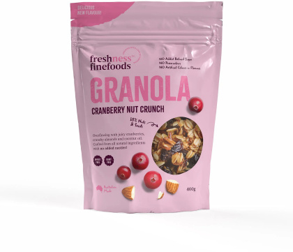 Freshness Finefoods Granola Cranberry Nut Crunch 400g