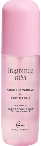Gem Fragrance Mist For Body & Hair Coconut Vanilla 90ml