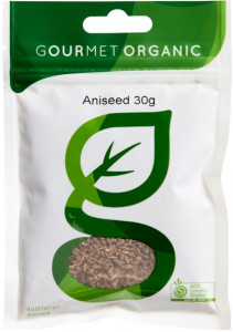 Gourmet Organic Aniseed Whole 30g Sachet x 1