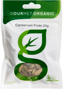 Gourmet Organic Cardamom Pods 20g Sachet x 1