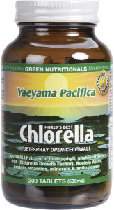 Green Nutritionals Yaeyama Pacifica Chlorella Tablets 500mg 200 Tabs