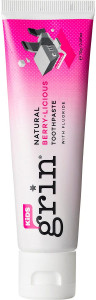 Grin Toothpaste Kids Berry-Licious with Fluoride 70g