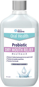 Henry Blooms Probiotic Mouthwash Dry Mouth Relief Mint 375ml