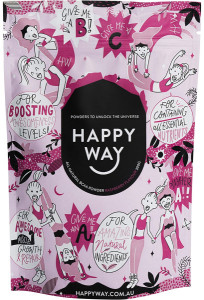 Happy Way BCAA Powder Raspberry 300g
