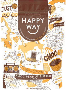 Happy Way Vegan Protein Powder Choc Peanut Butter 500g