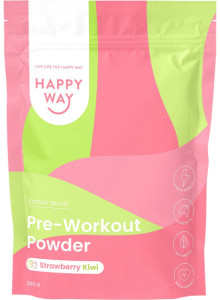 Happy Way Pre-Workout Powder Strawberry Kiwi 250g