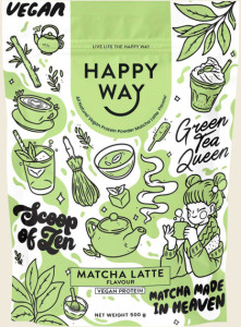Happy Way Vegan Protein Powder Matcha Latte 500g