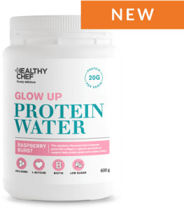 Healthy Chef Protein Water Glow Up Raspberry Burst 600g