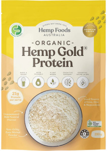 Hemp Foods Australia Organic Hemp Gold Protein 210g
