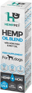 Hemp Pet Mobility Supplement 3-6-9 Hemp Nectar with Hoki Fish Oil & MCT Oil for Dogs 100ml