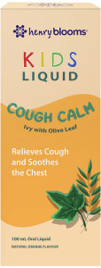 HENRY BLOOMS Kids Liquid Cough Calm Ivy with Olive Leaf Orange 100ml