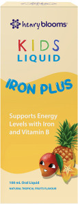 HENRY BLOOMS Kids Liquid Iron Plus Tropical 100ml