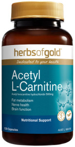 HERBS OF GOLD Acetyl L-Carnitine 120c