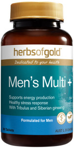 HERBS OF GOLD Men's Multi+ 30t