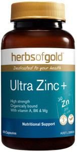 HERBS OF GOLD Ultra Zinc+ 60c