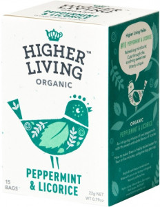Higher Living Peppermint & Licorice 15Tea Bags