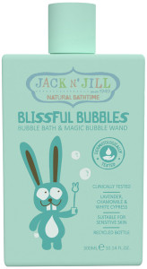 JACK N' JILL Natural Bathtime Blissful Bubbles (Bubble Bath & Magic Bubble Wand) 300ml