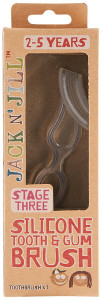 JACK N' JILL Silicone Tooth & Gum Brush Stage-3 (2-5 years)