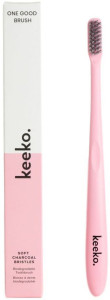 Keeko Toothbrush Pink Biodegradable 1Pk