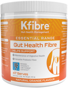 KFIBRE Essential Gut Health Fibre Natural Orange Tub 89.3g