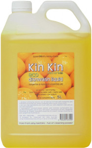 Kin Kin Naturals Eco Dishwash Liquid Tangerine & Mandarin 5L