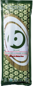 King Soba Organic Brown Rice & Wakame Noodles 250g