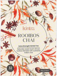 Kintra Foods Organic Rooibos Chai 32 Tea Bags