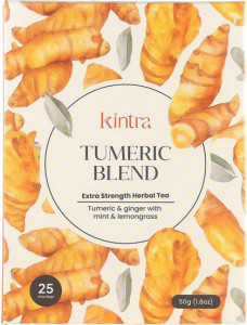 Kintra Foods Turmeric Blend Super Food Herbal Tea 25Tea Bags