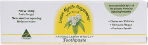 Lemon Myrtle Fragrances Toothpaste Fluoride Free 150g