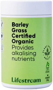 LIFESTREAM Barley Grass Certified Organic Powder 250g