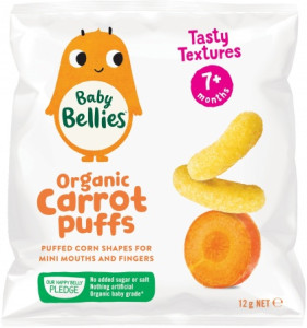 Little Bellies Baby Bellies Organic Carrot Puffs 12g