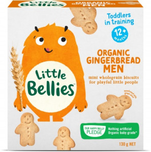 Little Bellies Organic Gingerbread Men 130g
