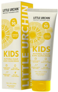 Little Urchin Natural Sunscrn Zinc Clear Kids Spf 50 100g