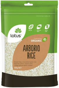Lotus Organic Arborio Rice 500g