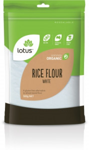 Lotus Organic White Rice Flour 500g