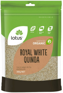 Lotus Organic White Quinoa Grain 300gm