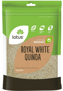 Lotus Organic White Quinoa Grain 600g