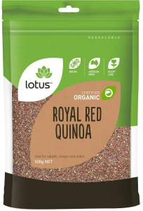 Lotus Organic Royal Red Quinoa Grain 500g