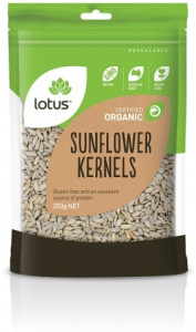 Lotus Organic Sunflower Seeds ( Kernels ) 250g