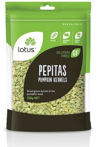 Lotus Pepitas 250gm ( Pumpkin Kernels )