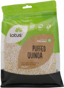 Lotus Organic Quinoa Puffed  160g