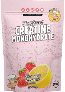 Macro Mike Plant Based Creatine Monohydrate Strawberry Lemonade 250g