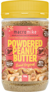 Macro Mike Powdered Peanut Butter Sweet Original 156g