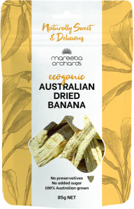 Mareeba Orchards Ecoganic Australian Dried Banana 85g