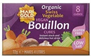 Marigold Stock Cubes Organic Less Salt (Purple) 8 Cubes