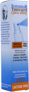 Schuessler Tissue Salts Oral Spray Mag Phos - Muscle Relaxant 30ml