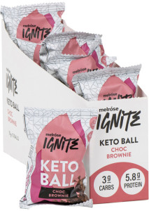 MELROSE Ignite Keto Ball Choc Brownie 35g x 12 Display