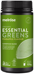 MELROSE Organic Essential Greens Pineapple Powder 120g